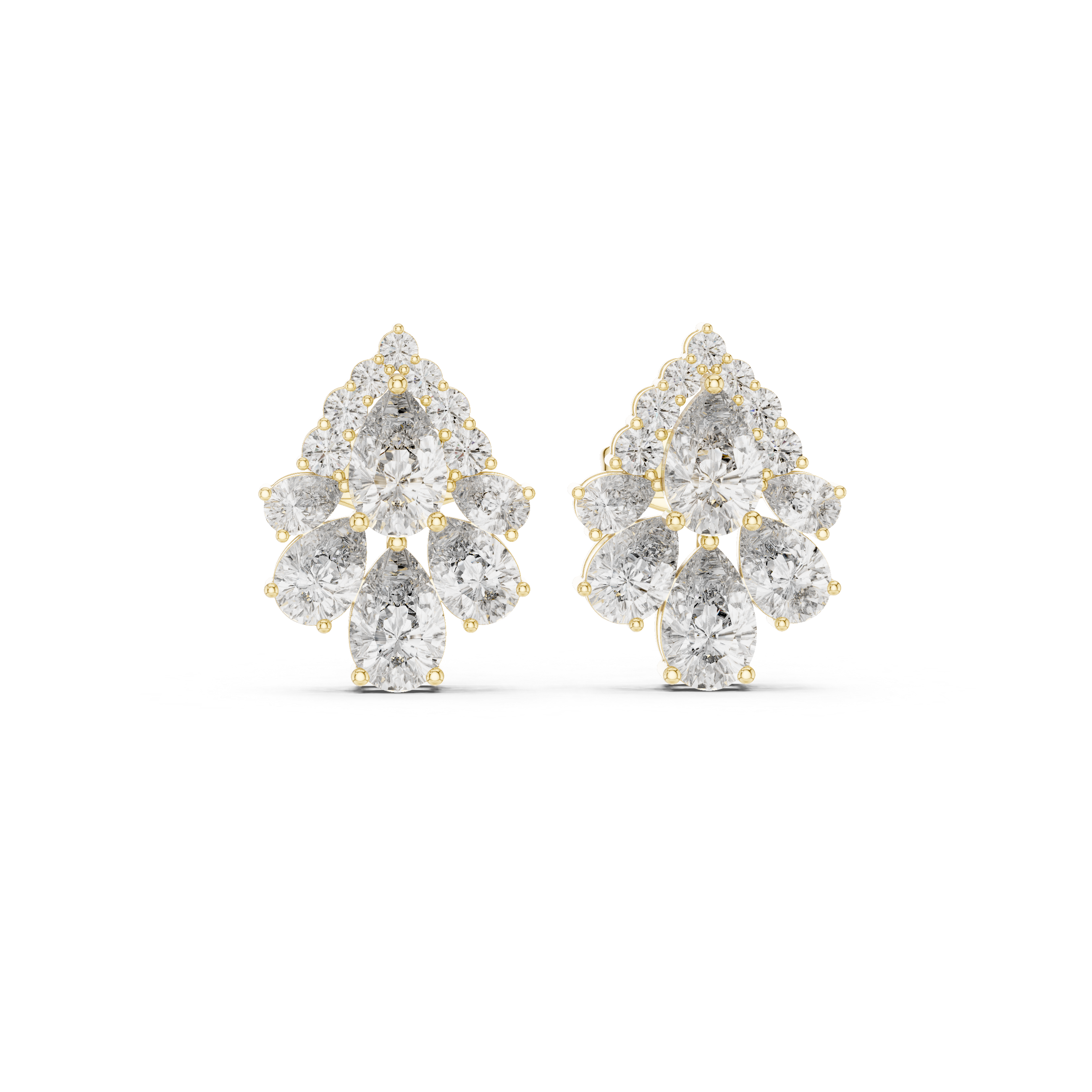 Stunning Pear 1.97ct Lab Grown Diamond Earring