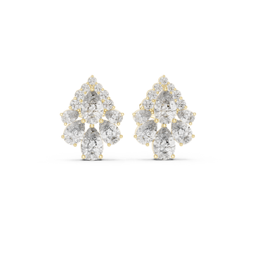Stunning Pear 1.97ct Lab Grown Diamond Earring