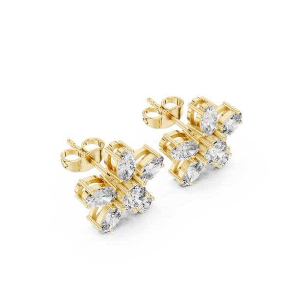 Opulent Oval 2.31ct Lab Grown Diamond Earring