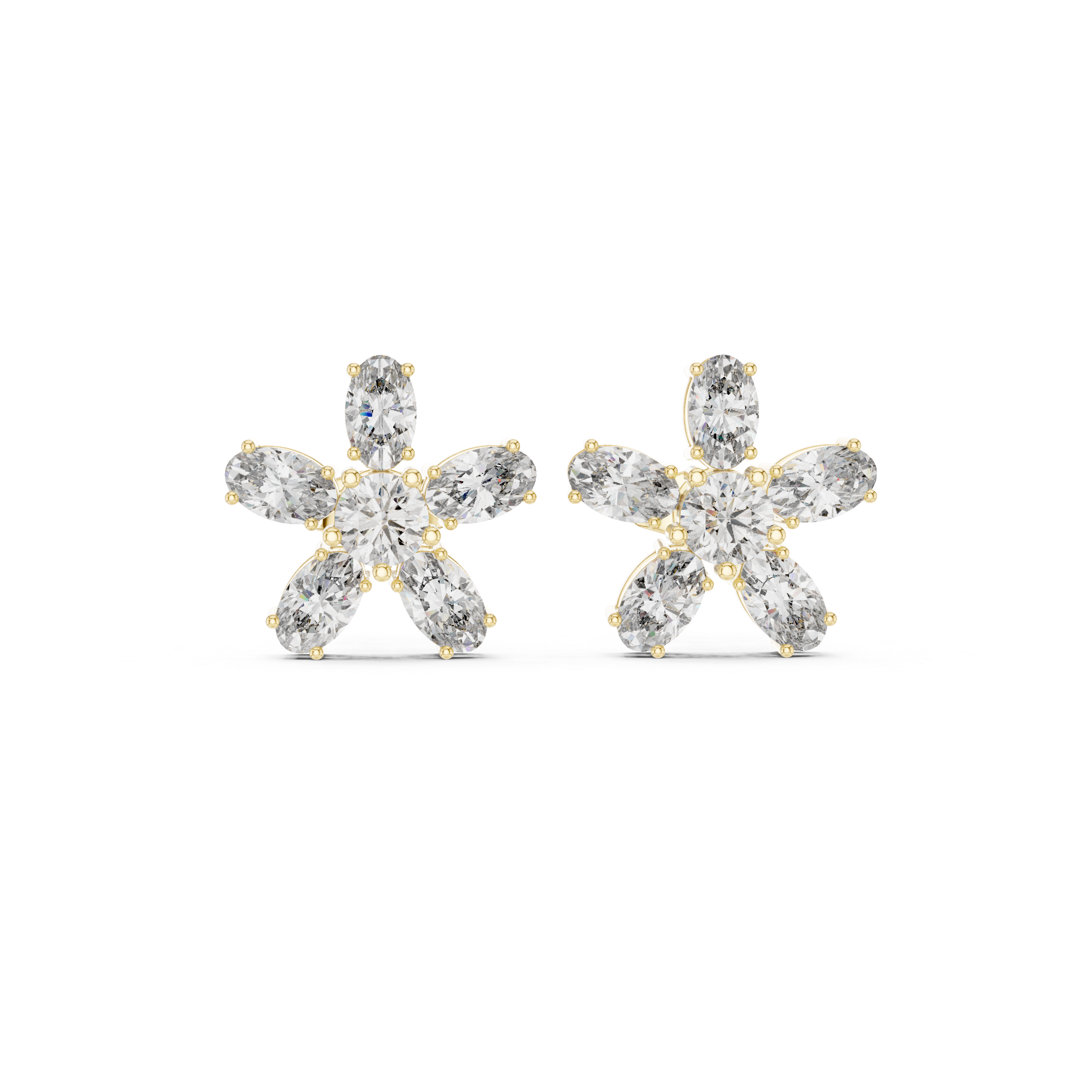 Opulent Oval 2.31ct Lab Grown Diamond Earring
