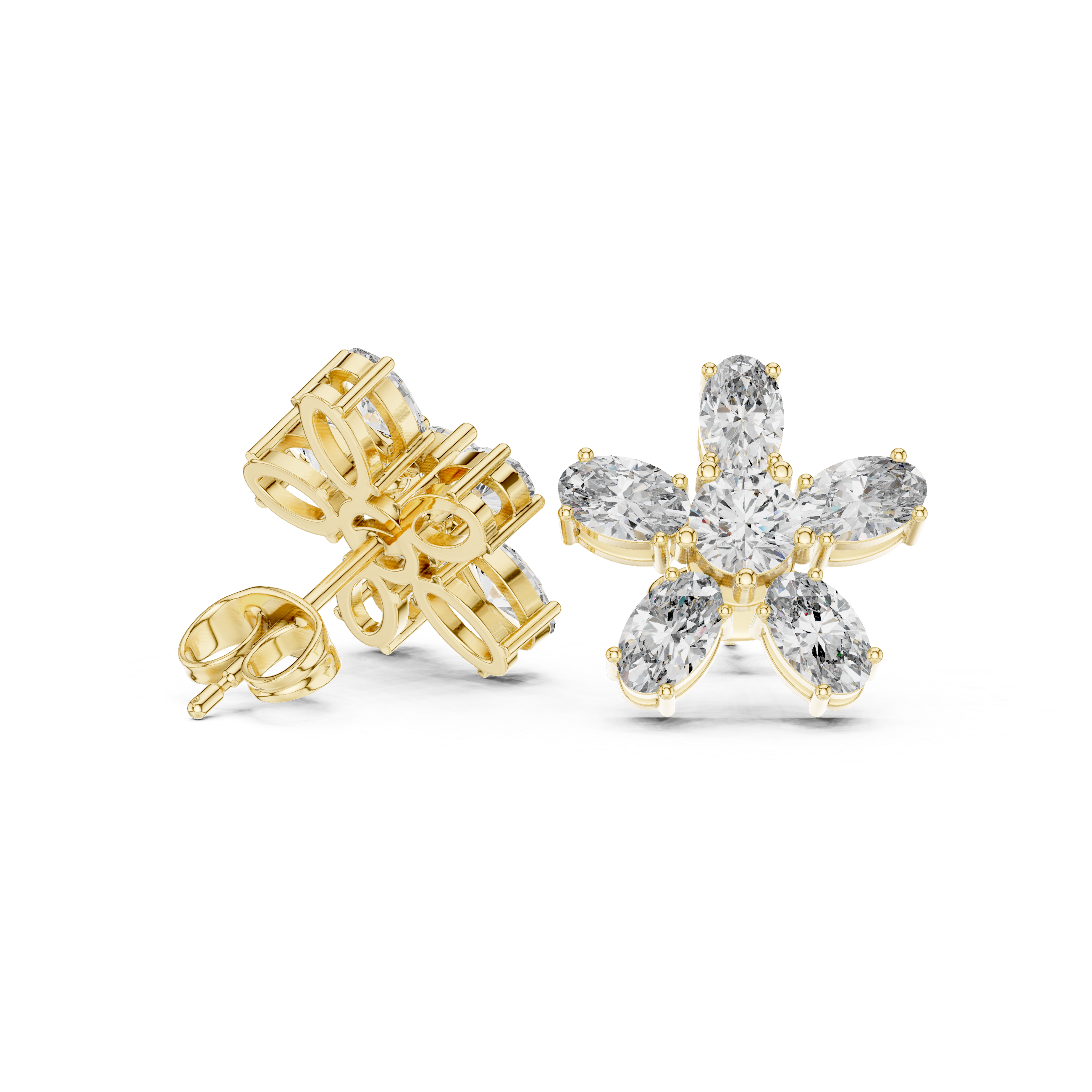 Opulent Oval 2.31ct Lab Grown Diamond Earring