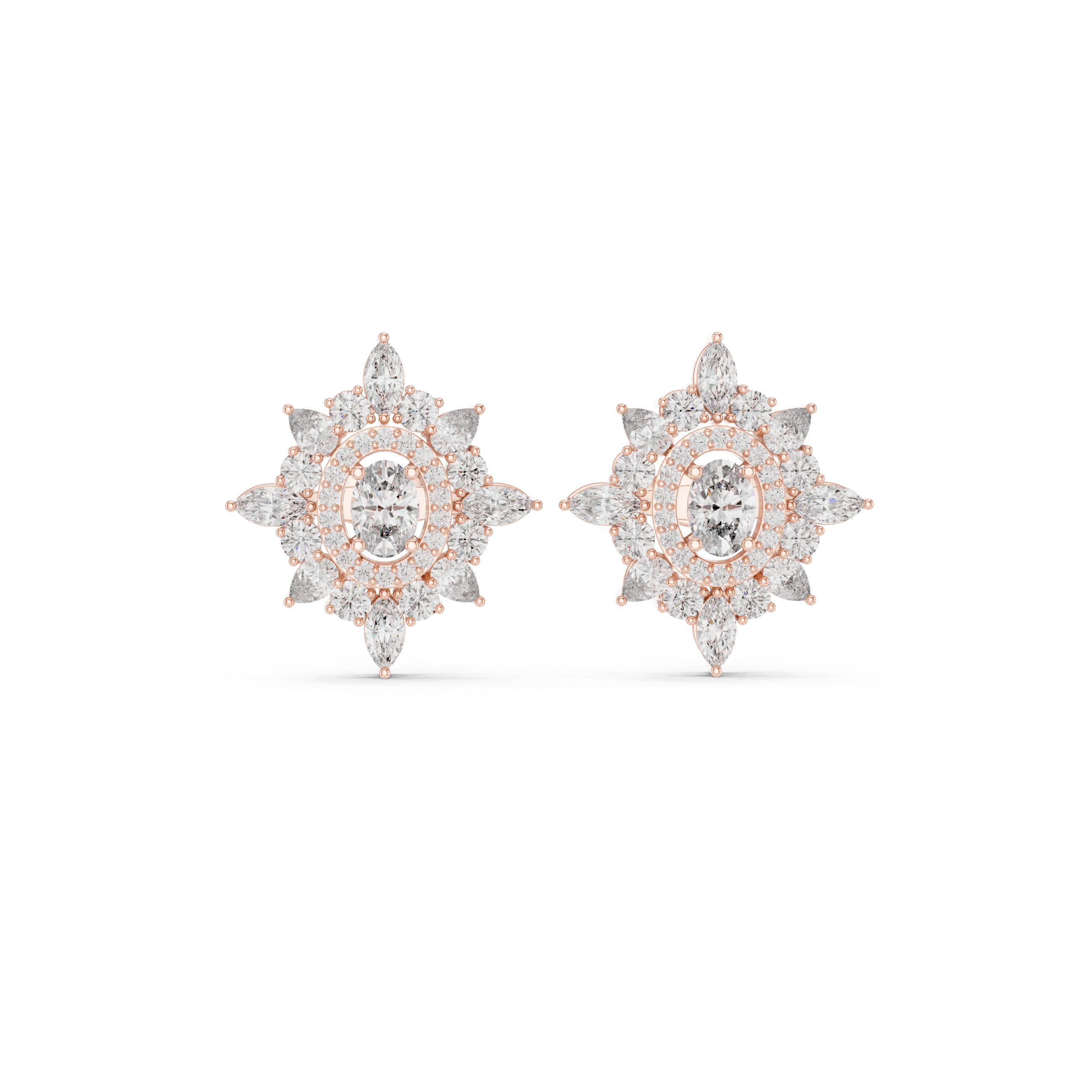 Marquise Pear 1.94ct Lab Grown Diamond Earring