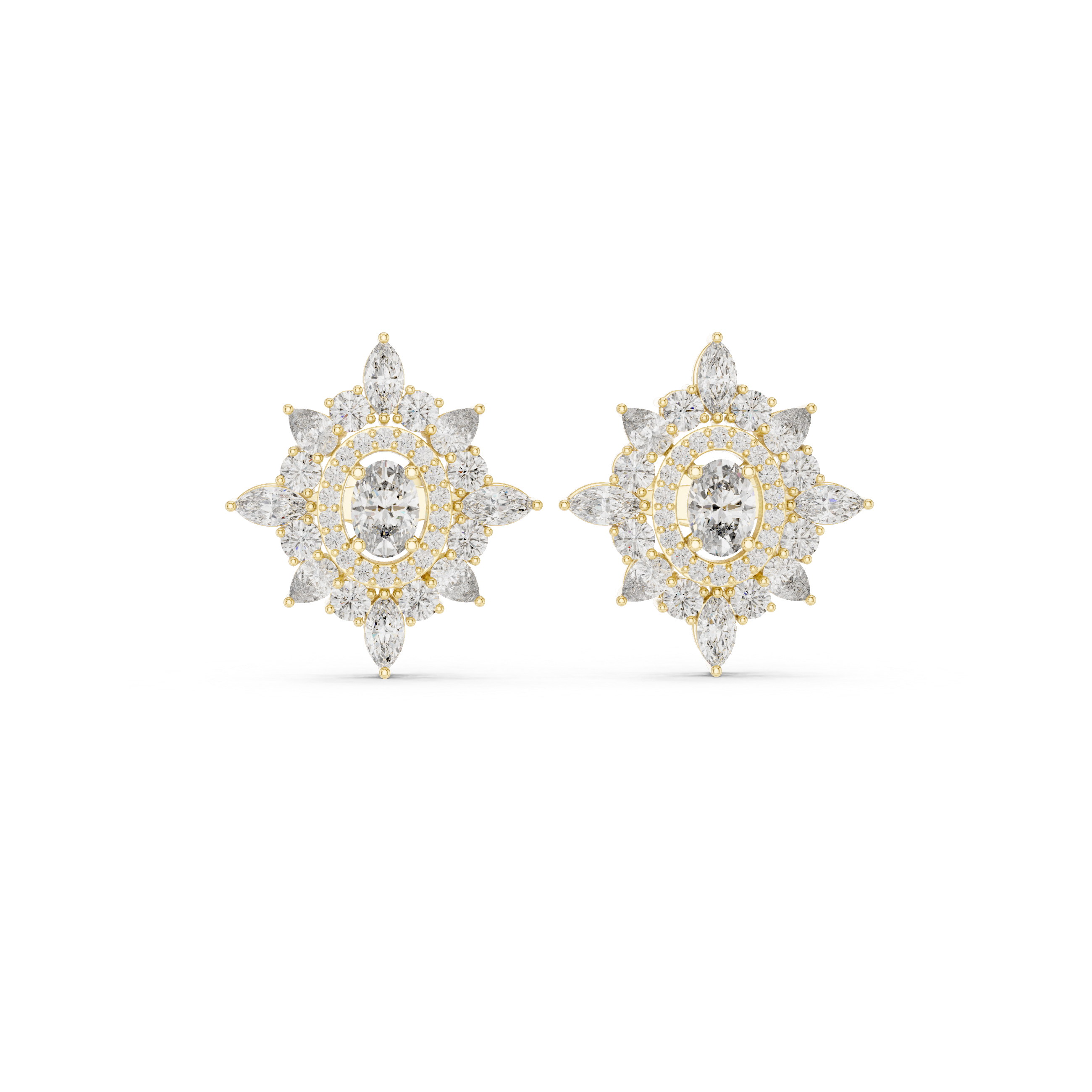 Marquise Pear 1.94ct Lab Grown Diamond Earring