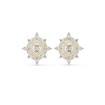 Marquise Pear 1.94ct Lab Grown Diamond Earring