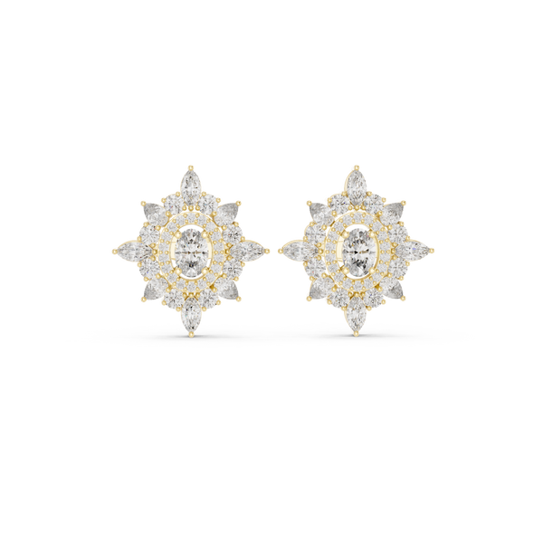 Marquise Pear 1.94ct Lab Grown Diamond Earring