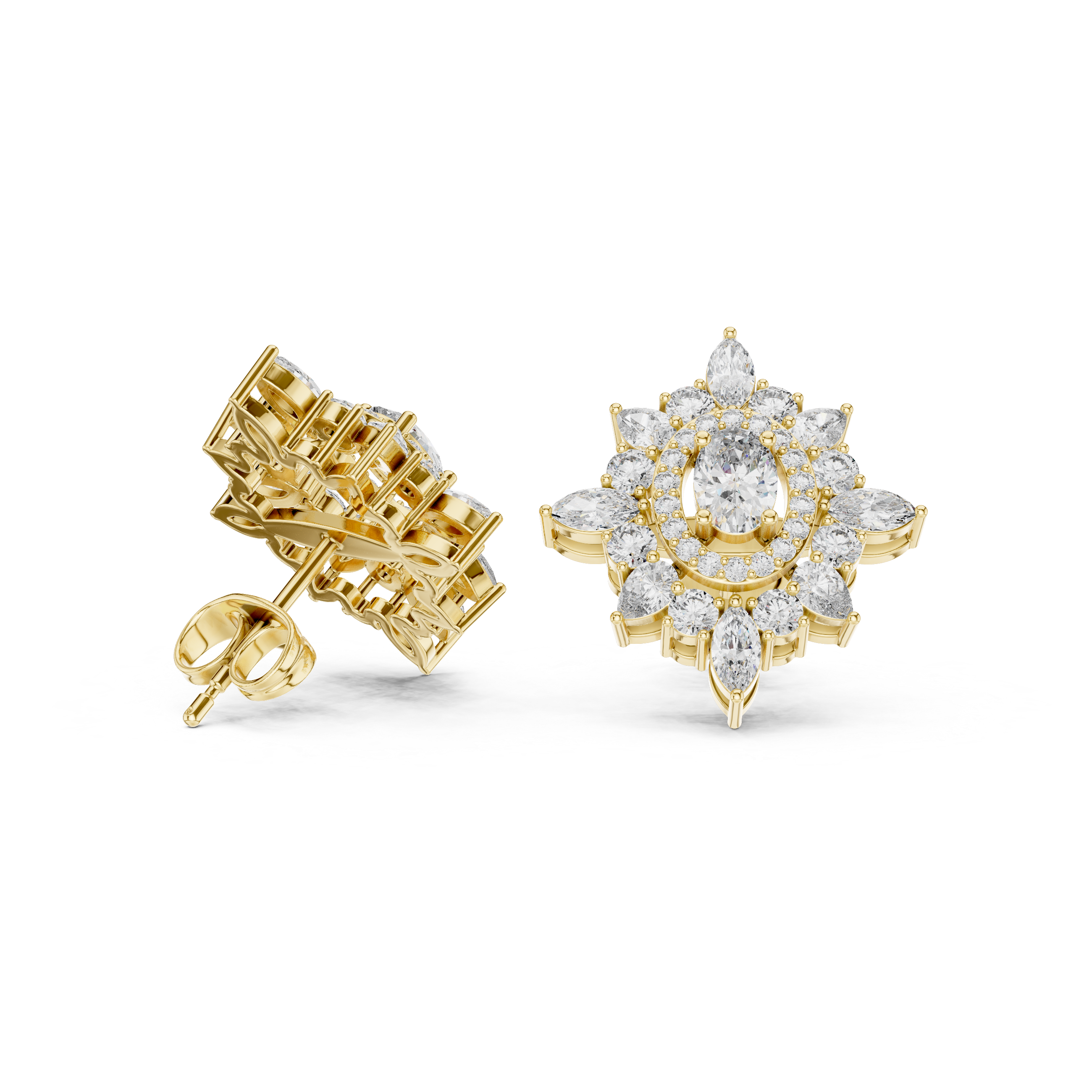 Marquise Pear 1.94ct Lab Grown Diamond Earring