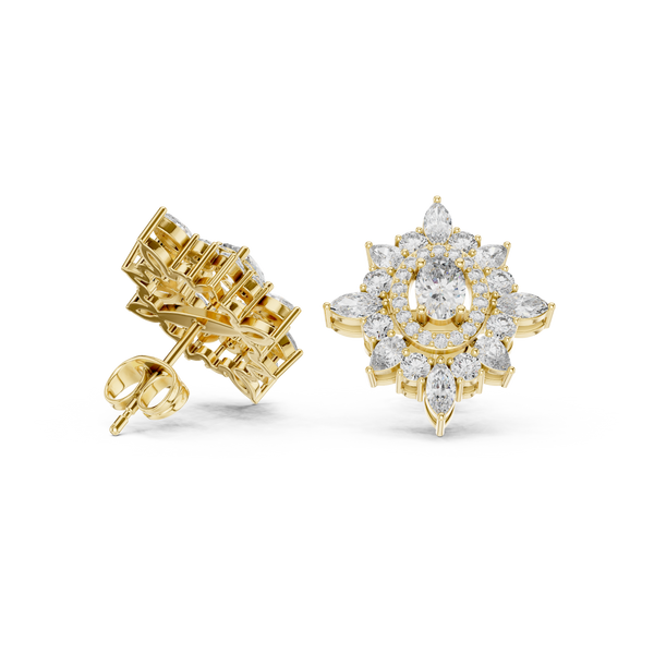 Marquise Pear 1.94ct Lab Grown Diamond Earring