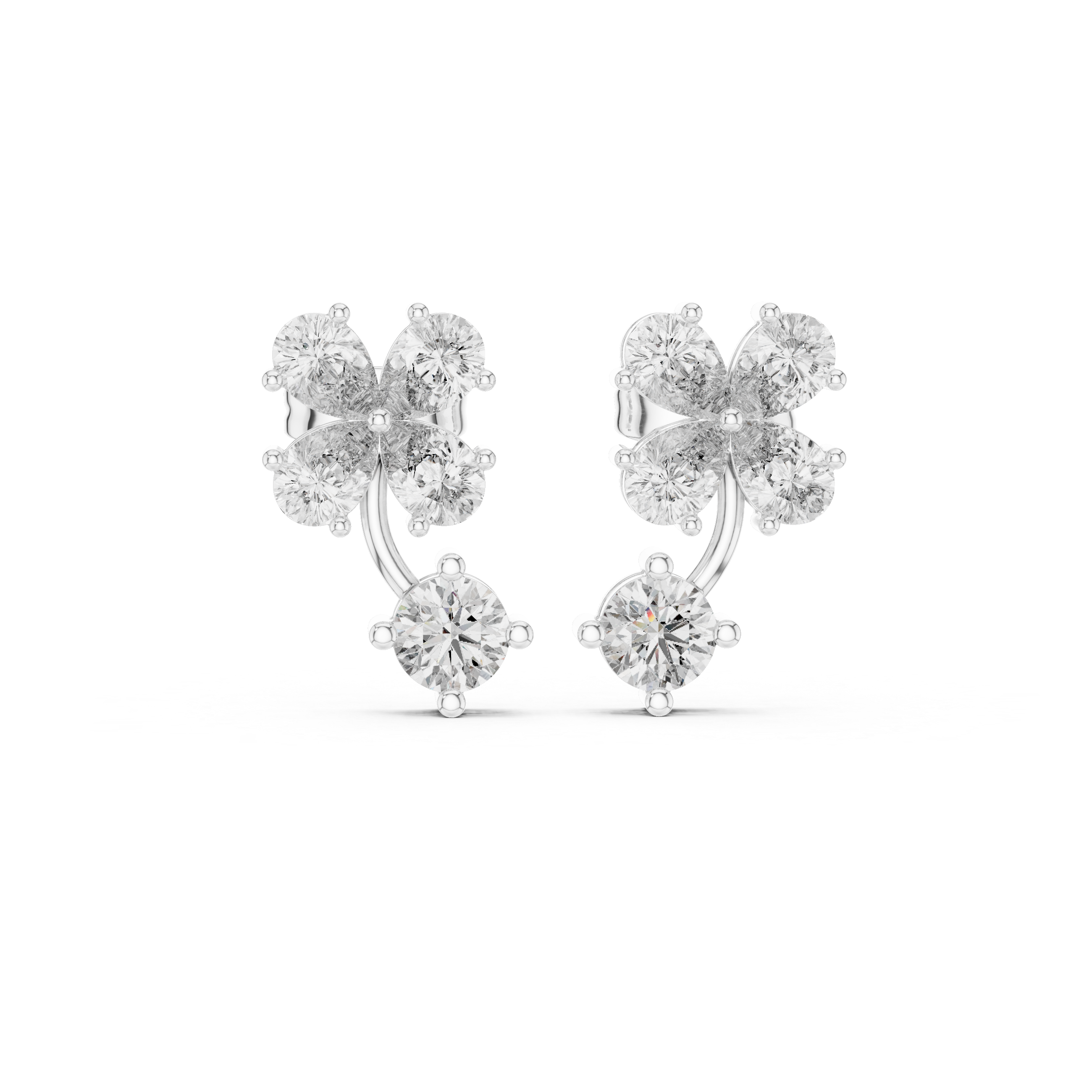 Timeless 1.72ct Pear Lab Grown Diamond Earring