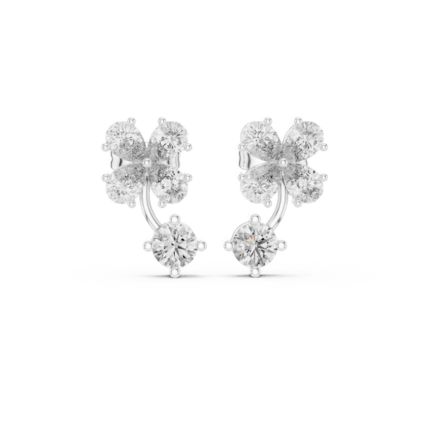 Timeless 1.72ct Pear Lab Grown Diamond Earring