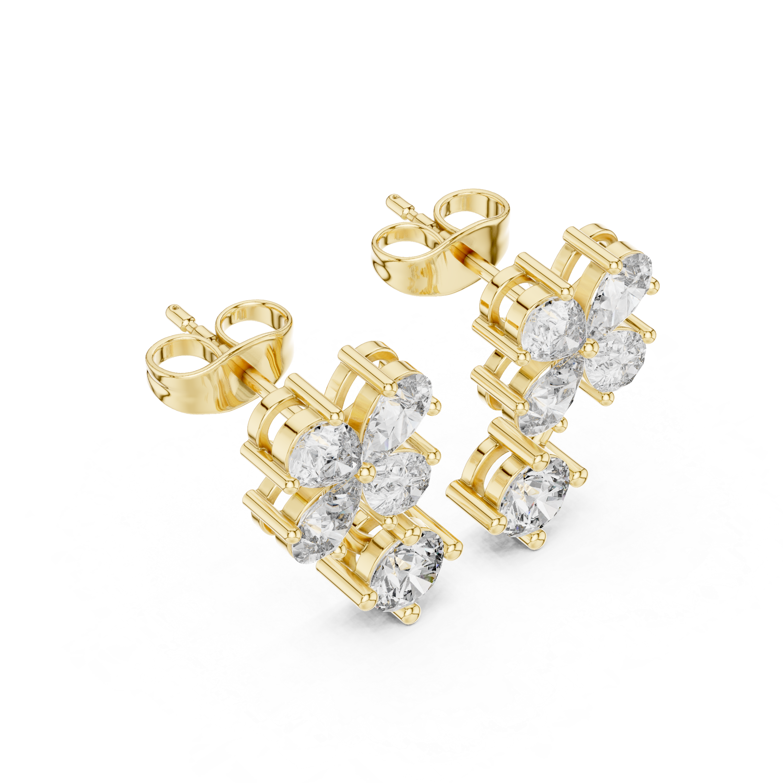 Timeless 1.72ct Pear Lab Grown Diamond Earring