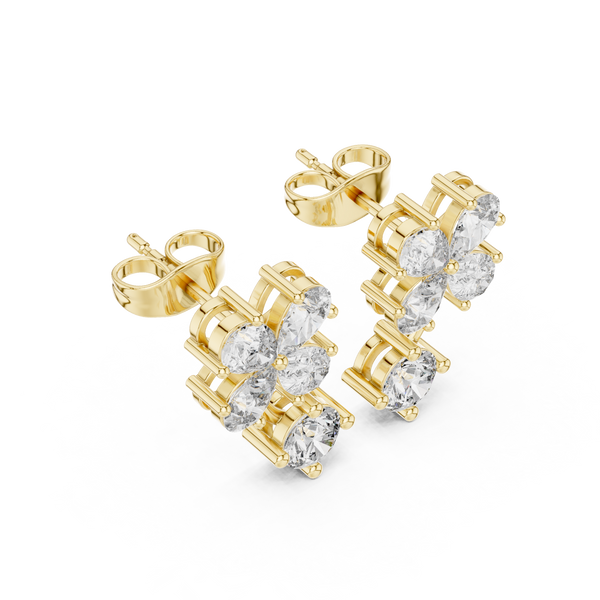 Timeless 1.72ct Pear Lab Grown Diamond Earring