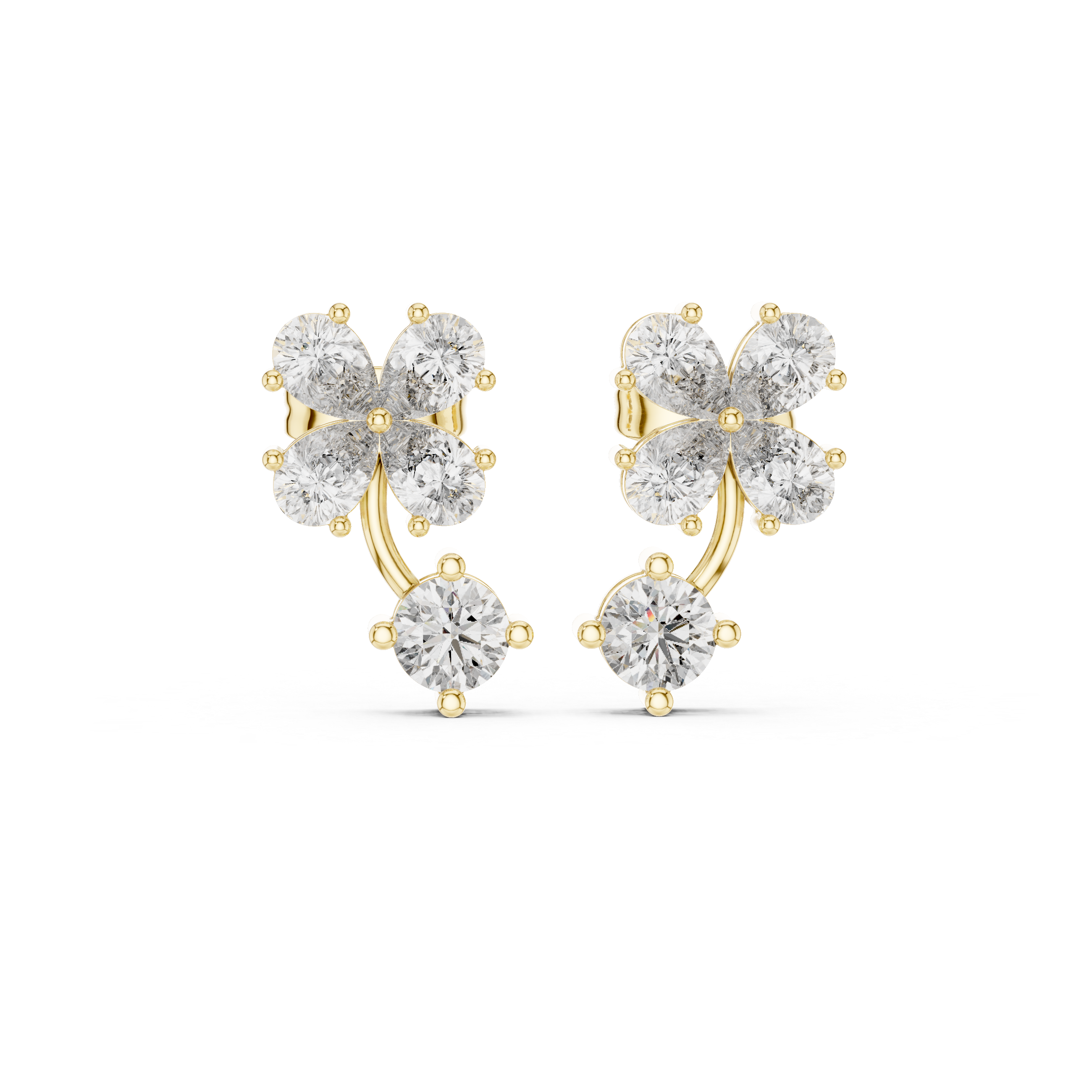 Timeless 1.72ct Pear Lab Grown Diamond Earring