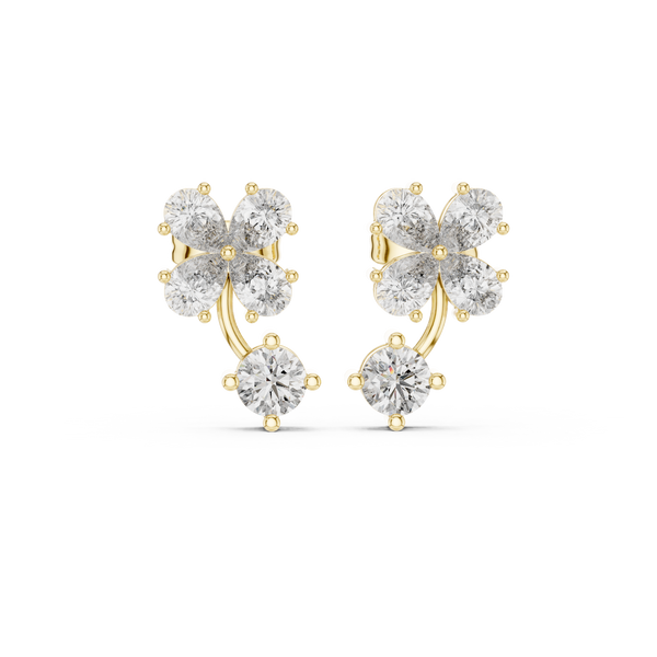 Timeless 1.72ct Pear Lab Grown Diamond Earring