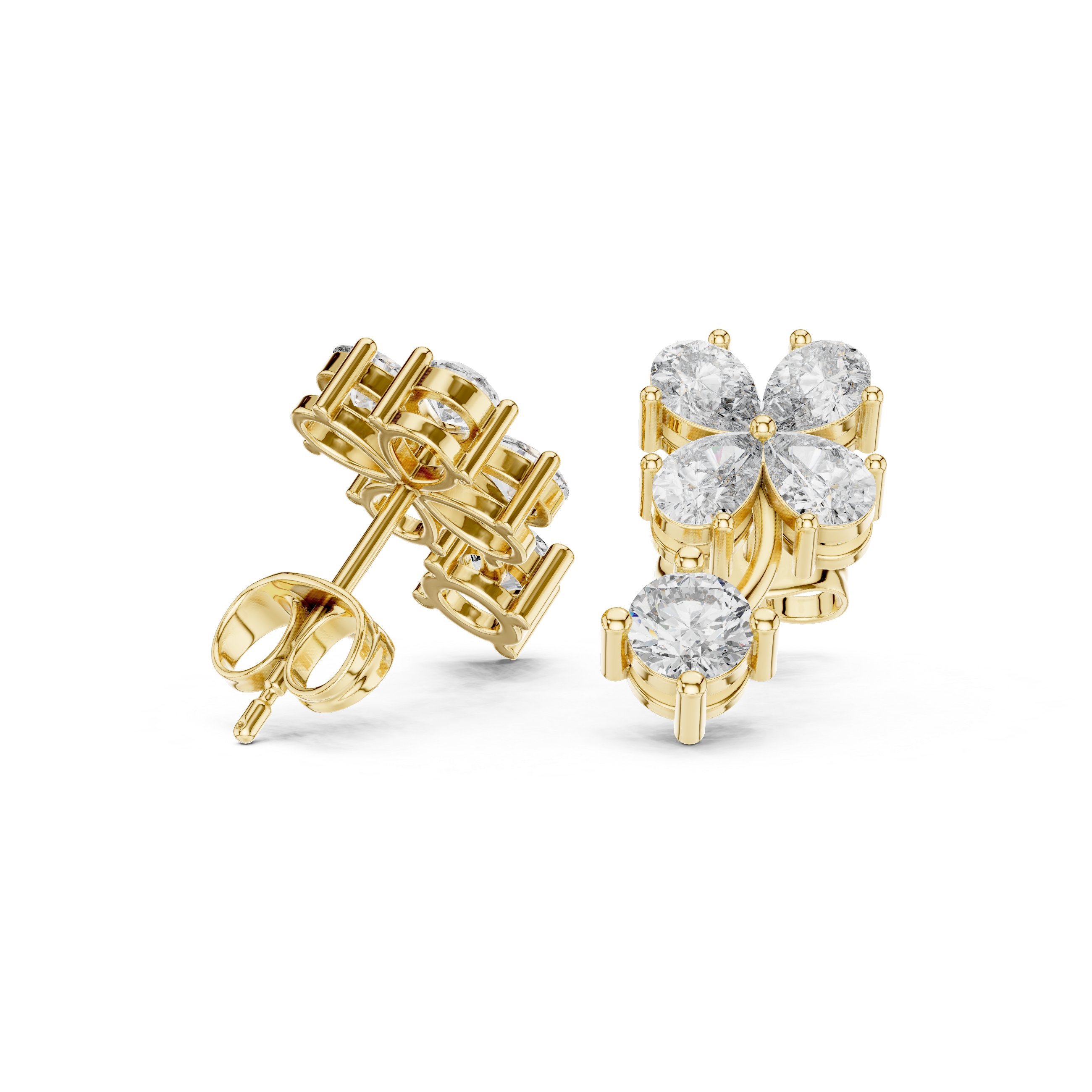 Timeless 1.72ct Pear Lab Grown Diamond Earring