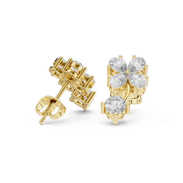 Timeless 1.72ct Pear Lab Grown Diamond Earring