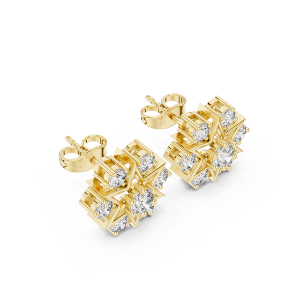 Luminous 1.38ct Lab Grown Diamond Earring