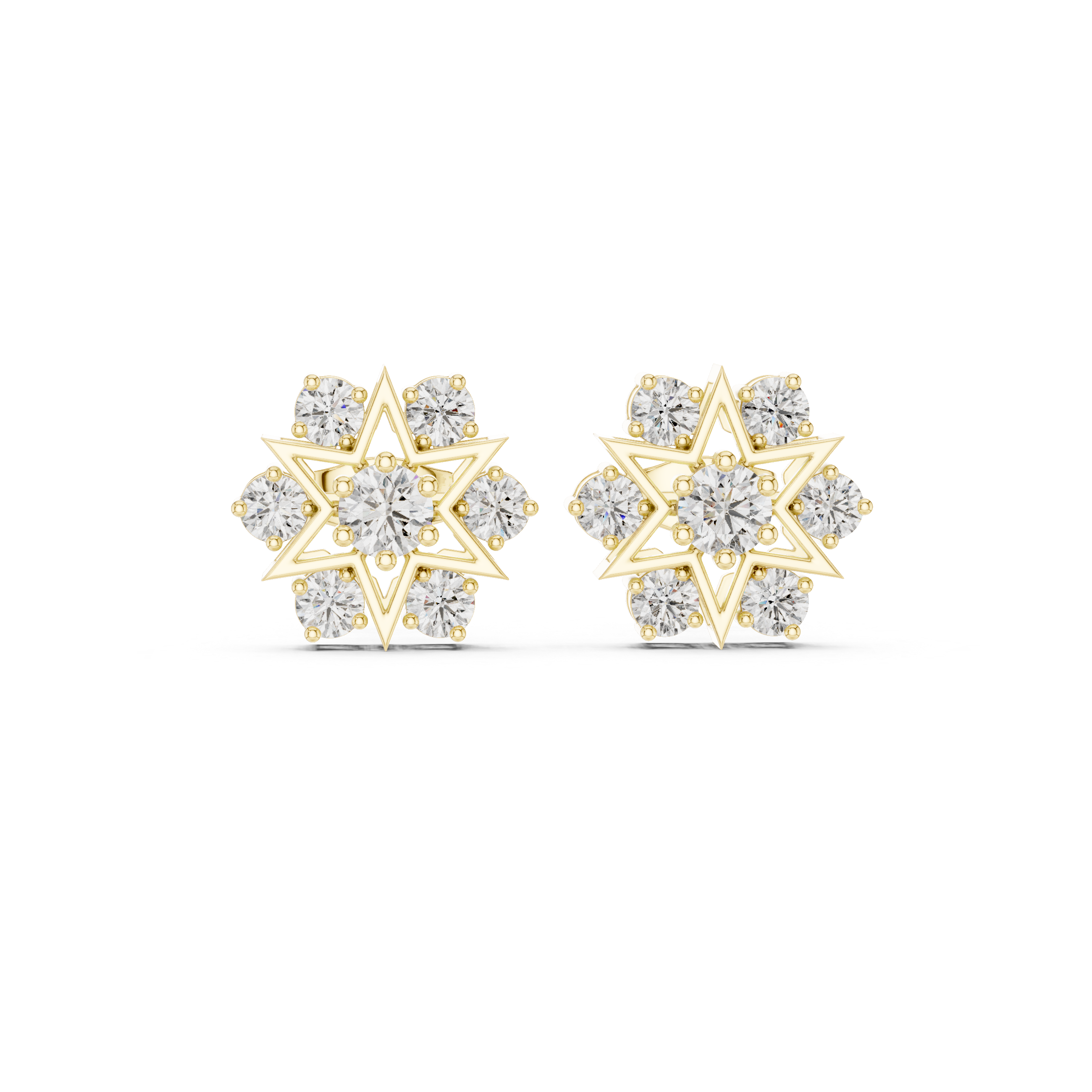 Luminous 1.38ct Lab Grown Diamond Earring