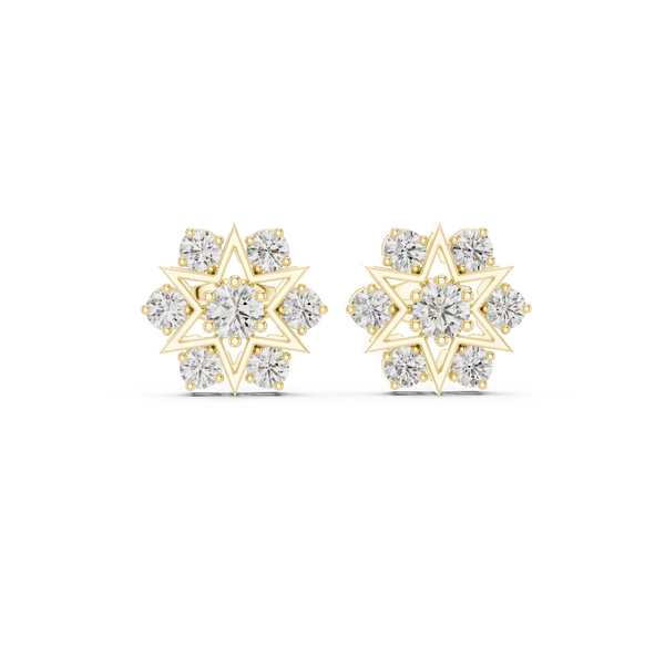 Luminous 1.38ct Lab Grown Diamond Earring