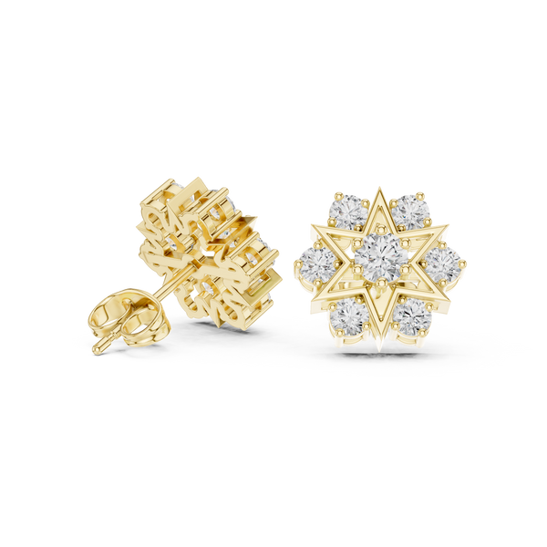 Luminous 1.38ct Lab Grown Diamond Earring