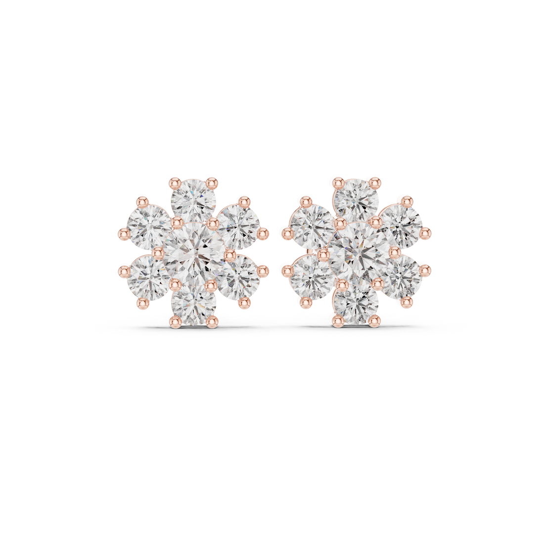 Brilliant 2.98ct Lab Grown Diamond Earring