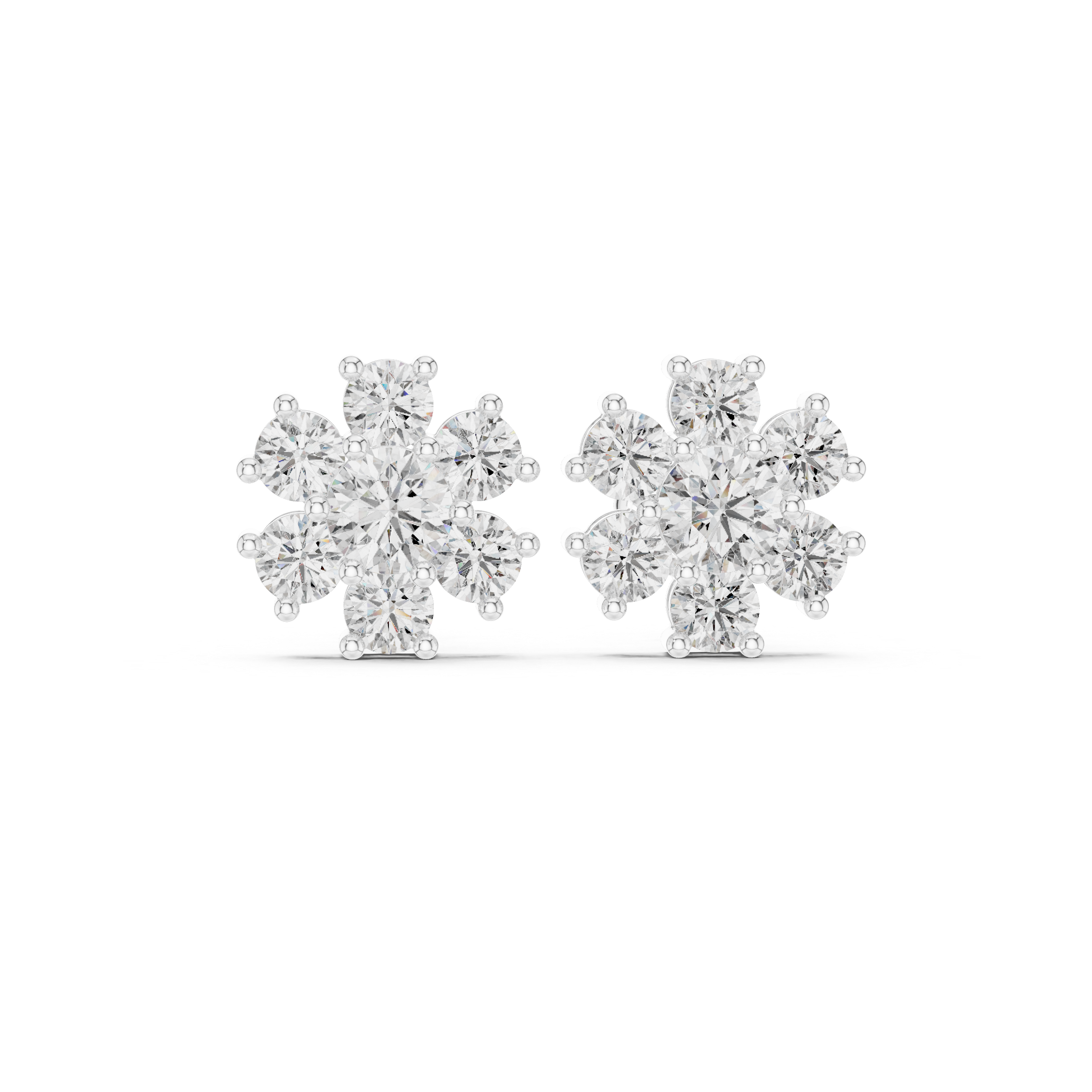 Brilliant 2.98ct Lab Grown Diamond Earring