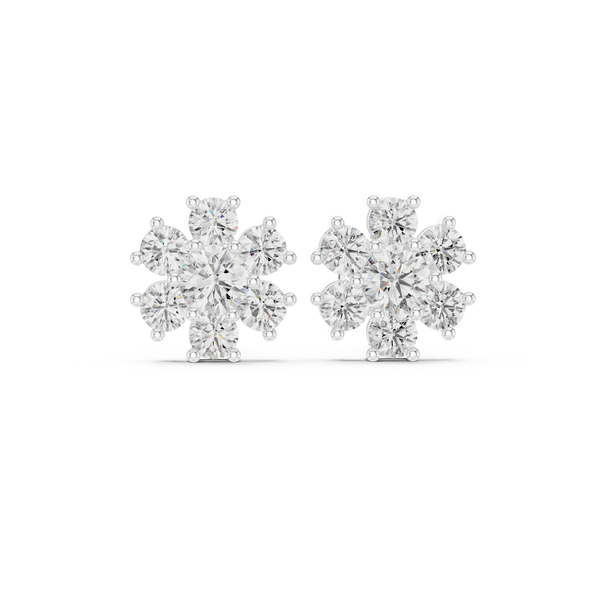 Brilliant 2.98ct Lab Grown Diamond Earring