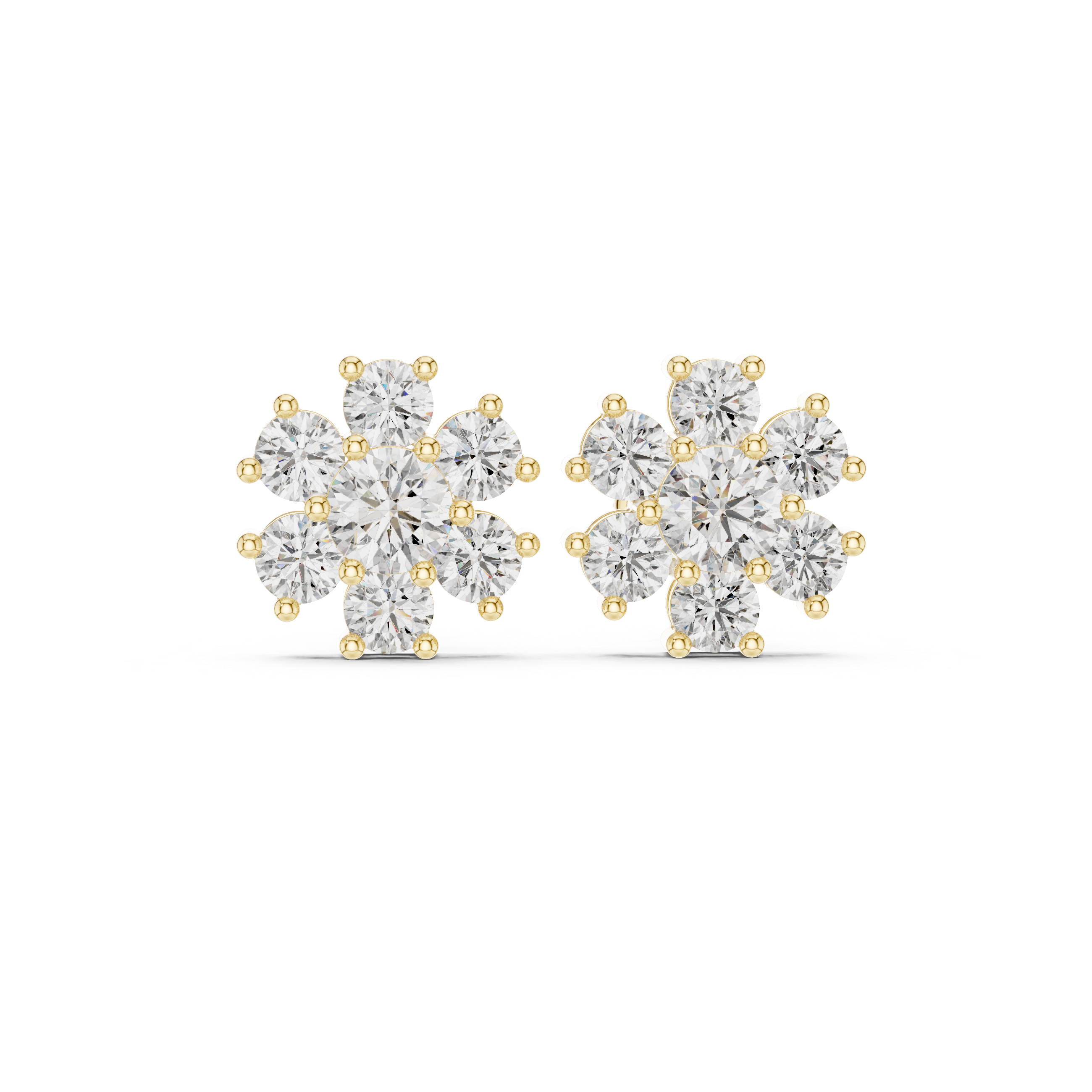 Brilliant 2.98ct Lab Grown Diamond Earring