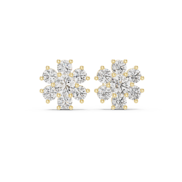 Brilliant 2.98ct Lab Grown Diamond Earring