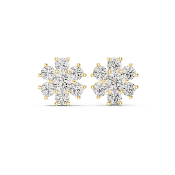 Brilliant 2.98ct Lab Grown Diamond Earring
