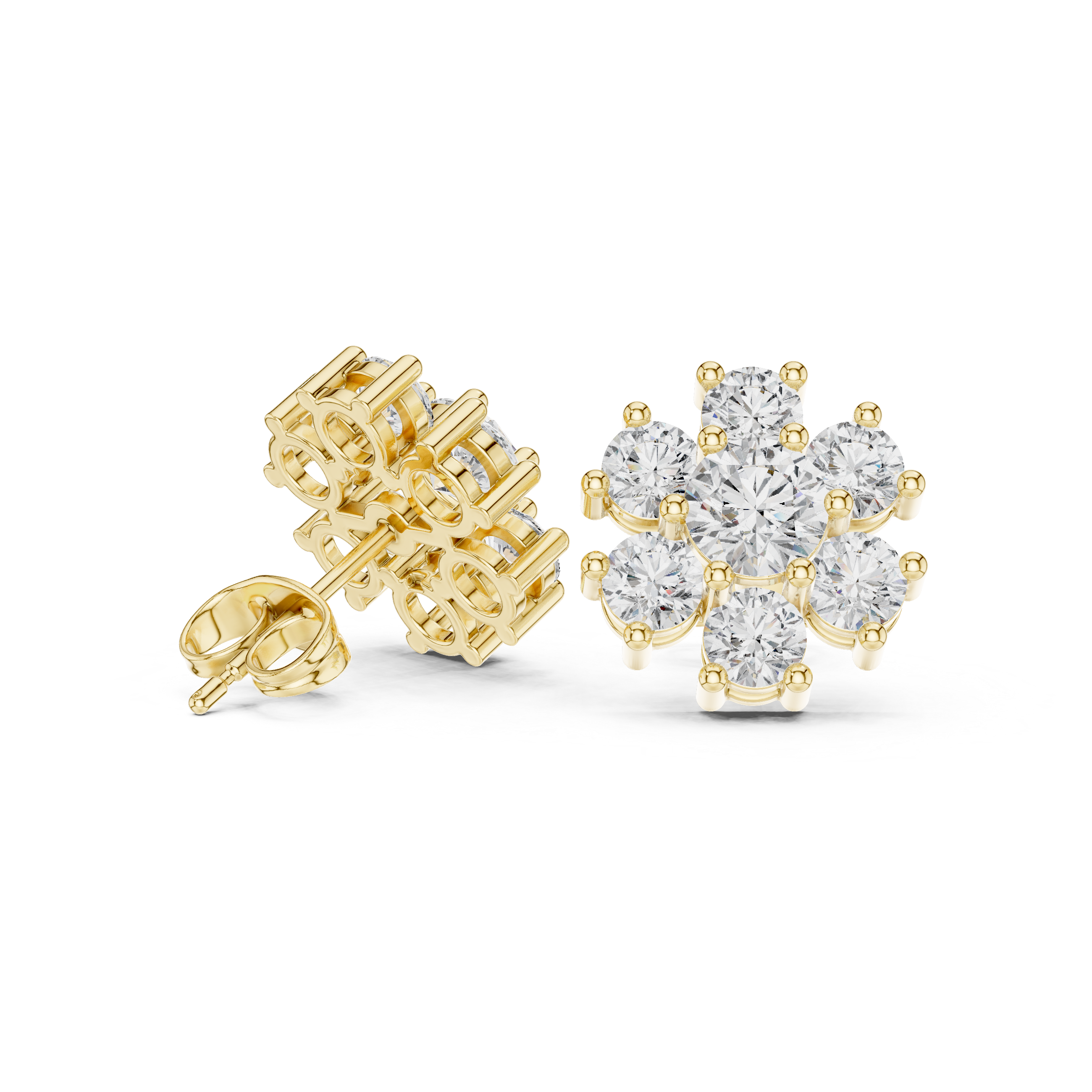 Brilliant 2.98ct Lab Grown Diamond Earring