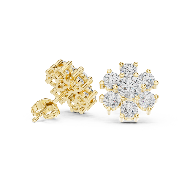 Brilliant 2.98ct Lab Grown Diamond Earring