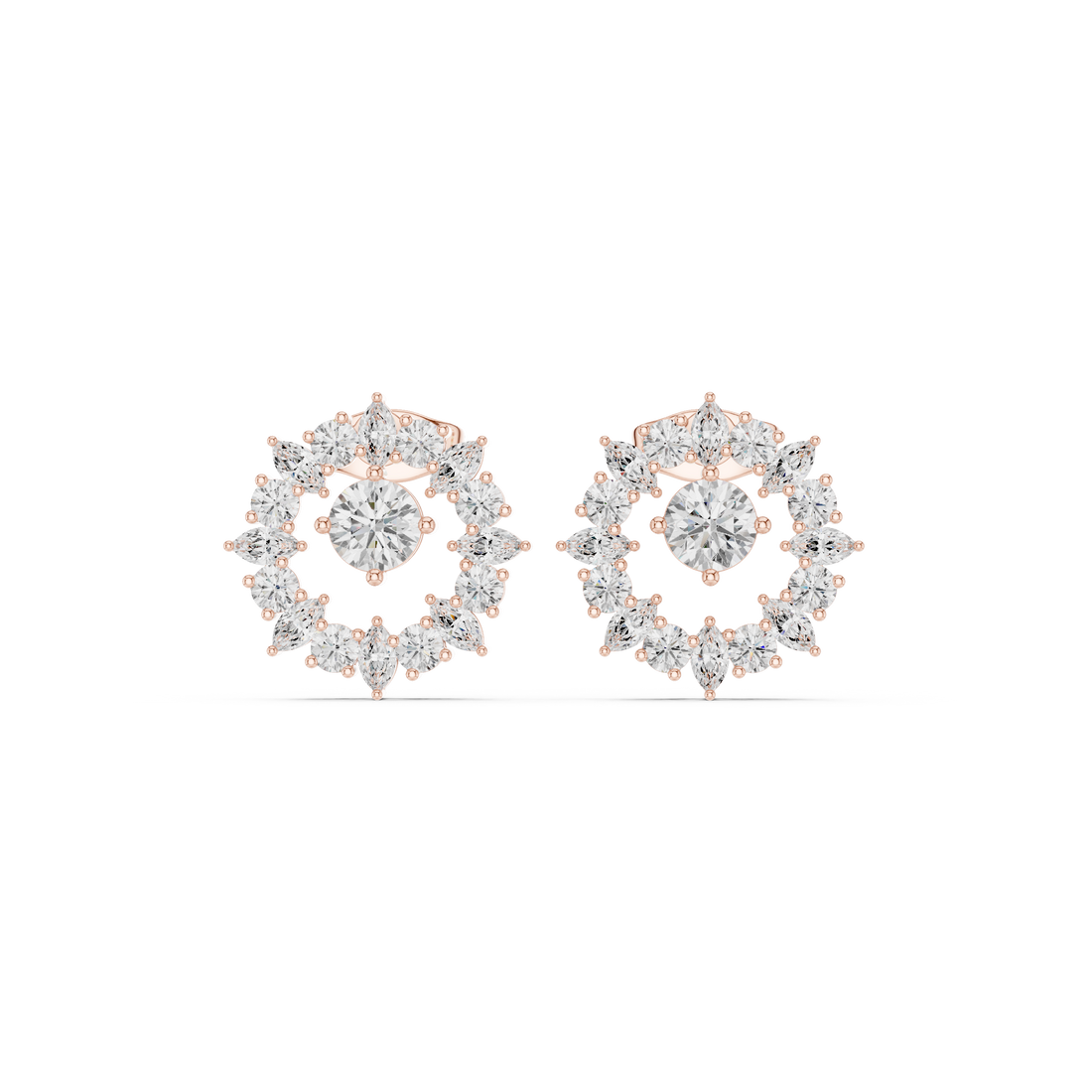 Regal 1.53ct Marquise Lab Grown Diamond Earring