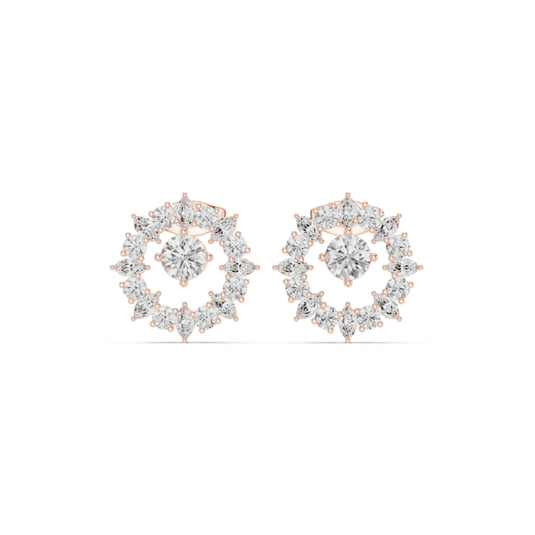 Regal 1.53ct Marquise Lab Grown Diamond Earring