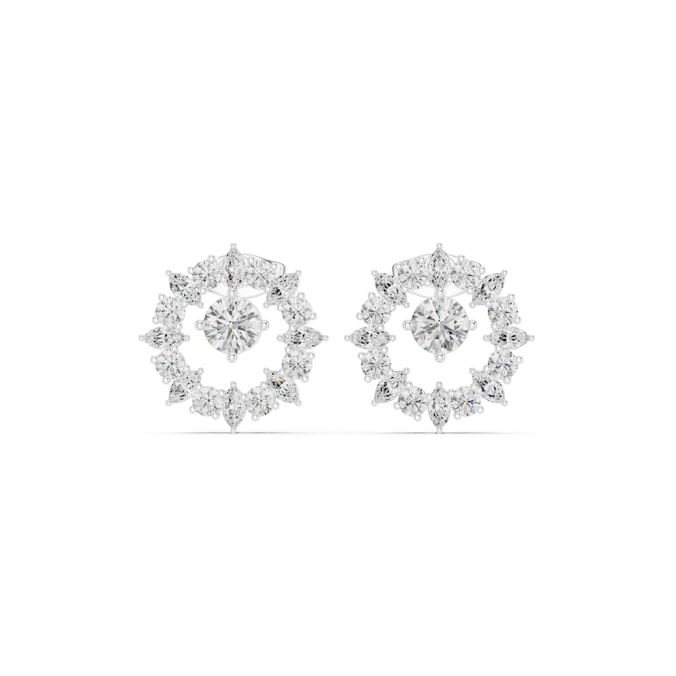 Regal 1.53ct Marquise Lab Grown Diamond Earring