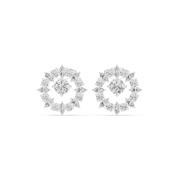 Regal 1.53ct Marquise Lab Grown Diamond Earring