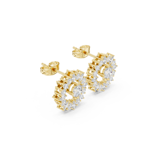 Regal 1.53ct Marquise Lab Grown Diamond Earring