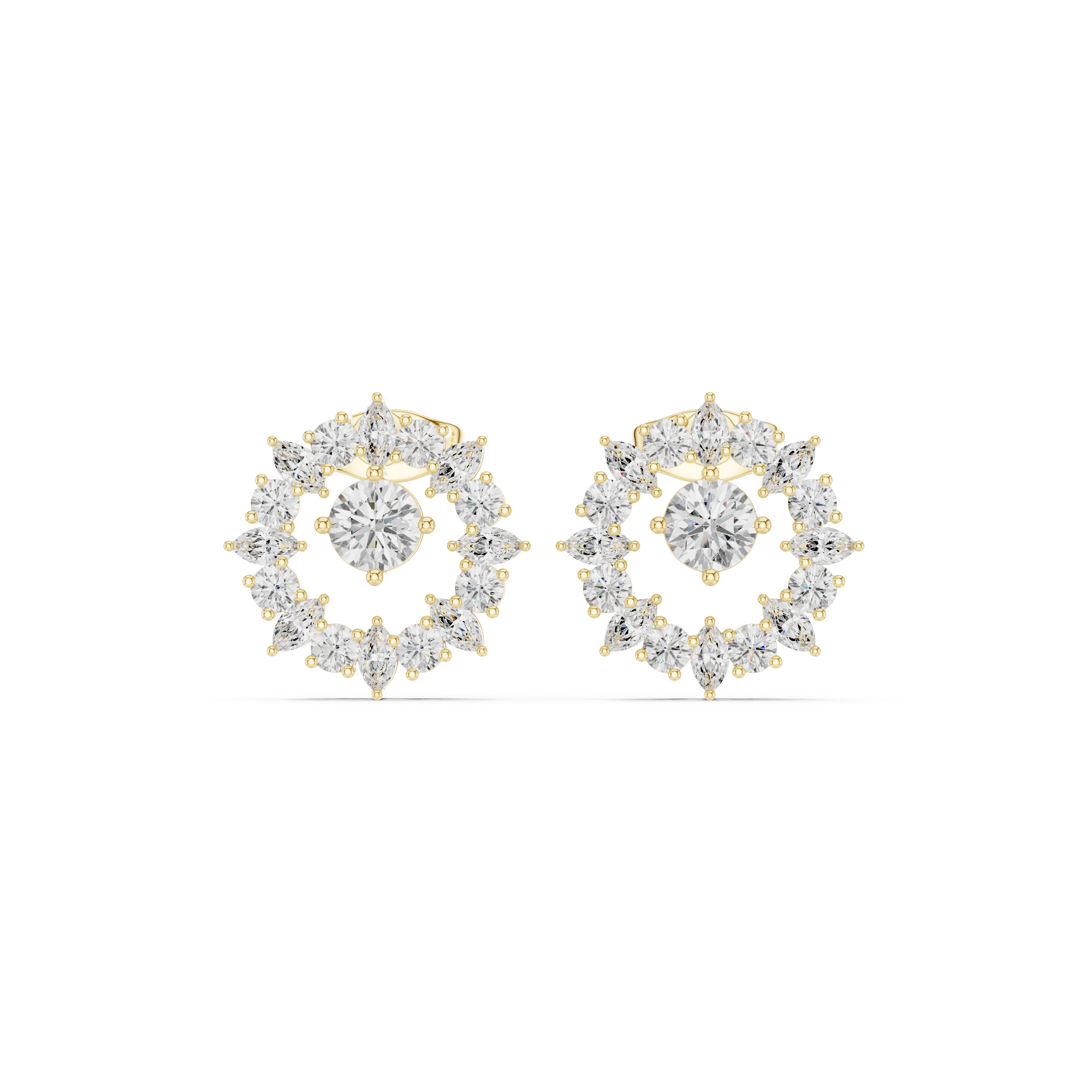 Regal 1.53ct Marquise Lab Grown Diamond Earring