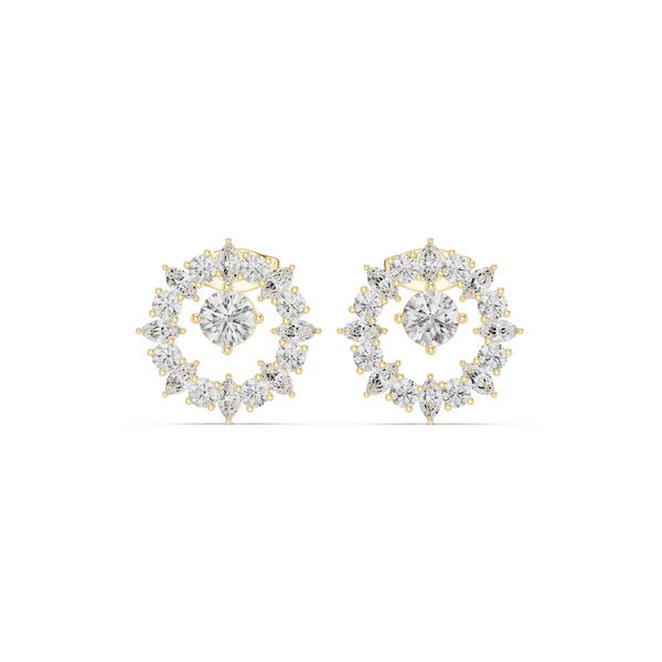 Regal 1.53ct Marquise Lab Grown Diamond Earring