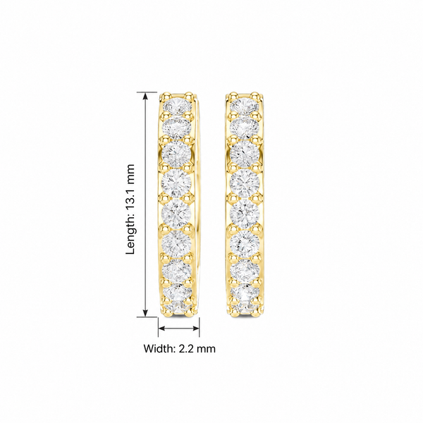 Dazzling 0.324ct Lab Grown Diamond Earring