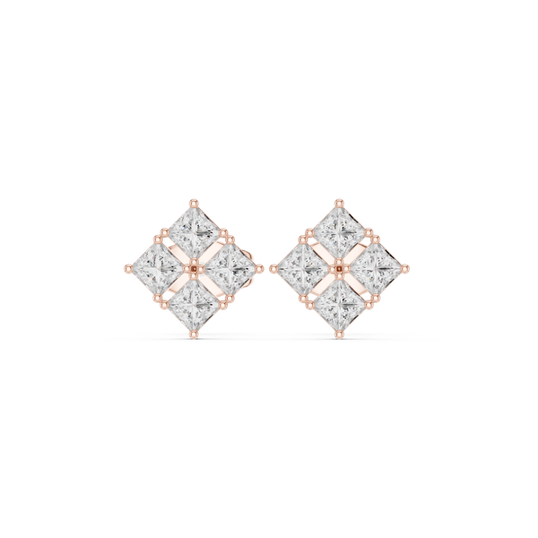 Gleaming Princess 0.3ct Lab Grown Diamond Earring