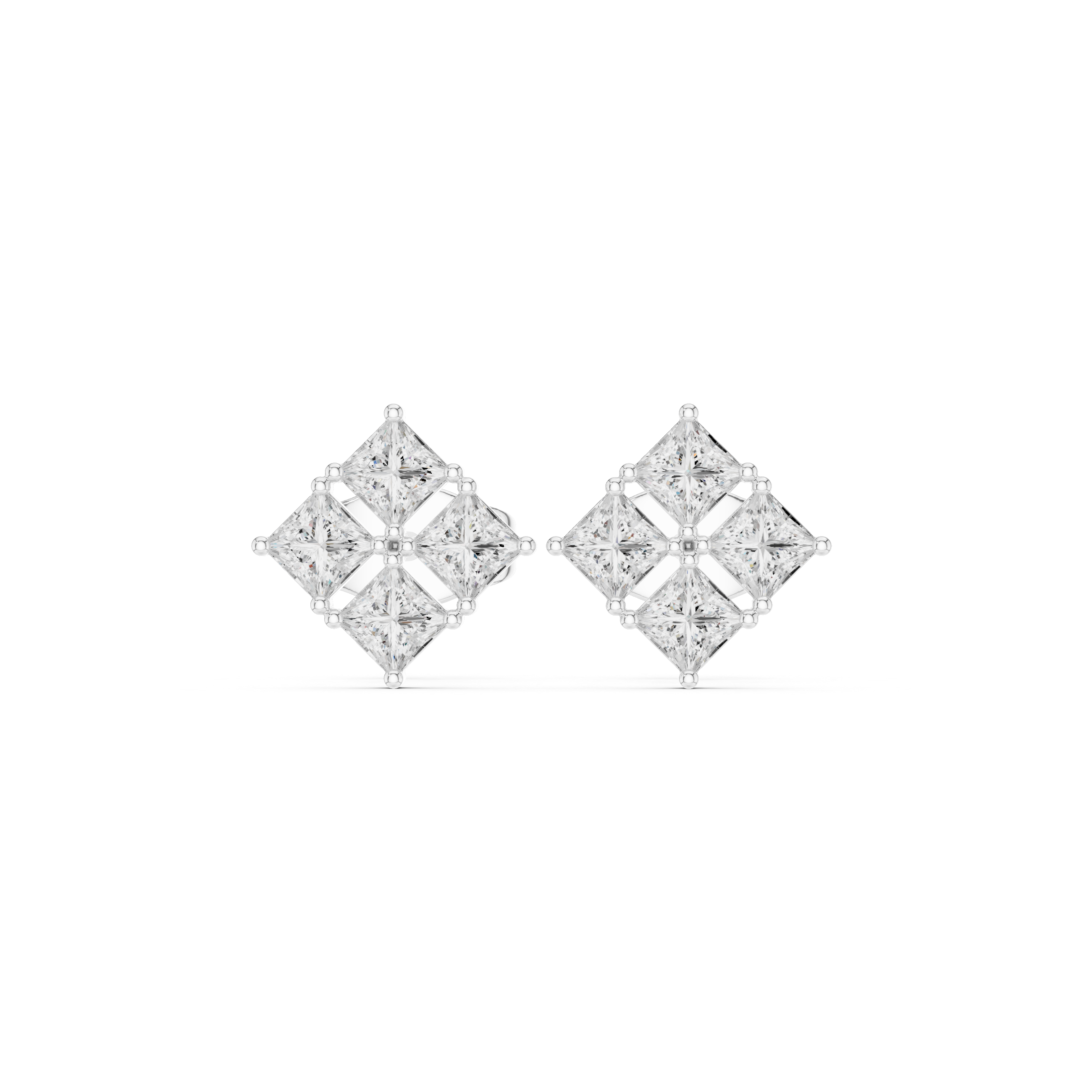 Gleaming Princess 0.3ct Lab Grown Diamond Earring
