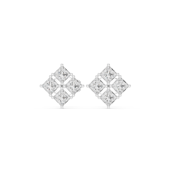 Gleaming Princess 0.3ct Lab Grown Diamond Earring