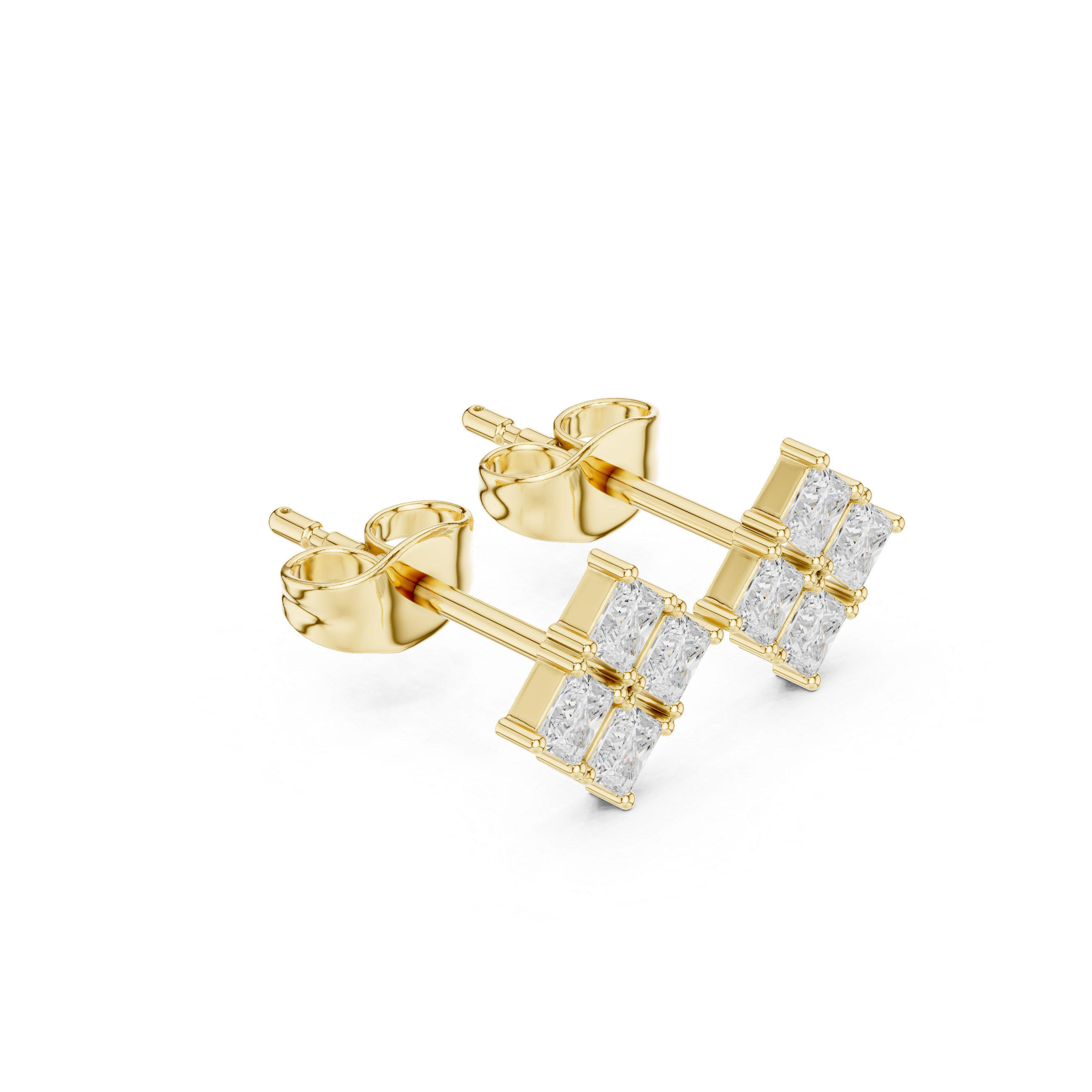 Gleaming Princess 0.3ct Lab Grown Diamond Earring