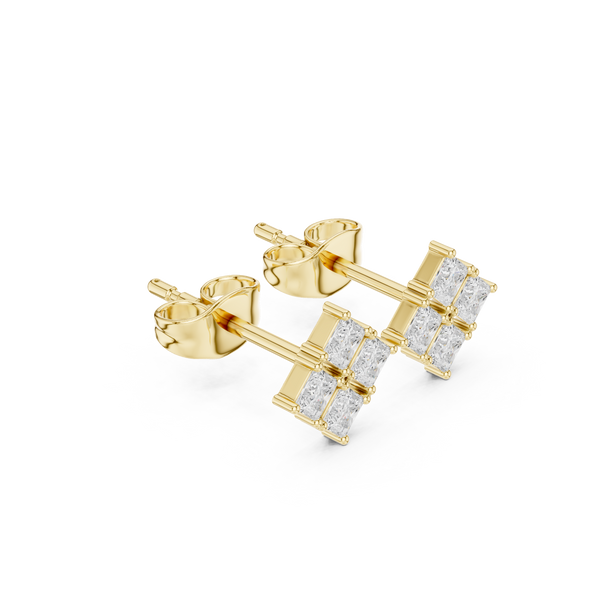 Gleaming Princess 0.3ct Lab Grown Diamond Earring