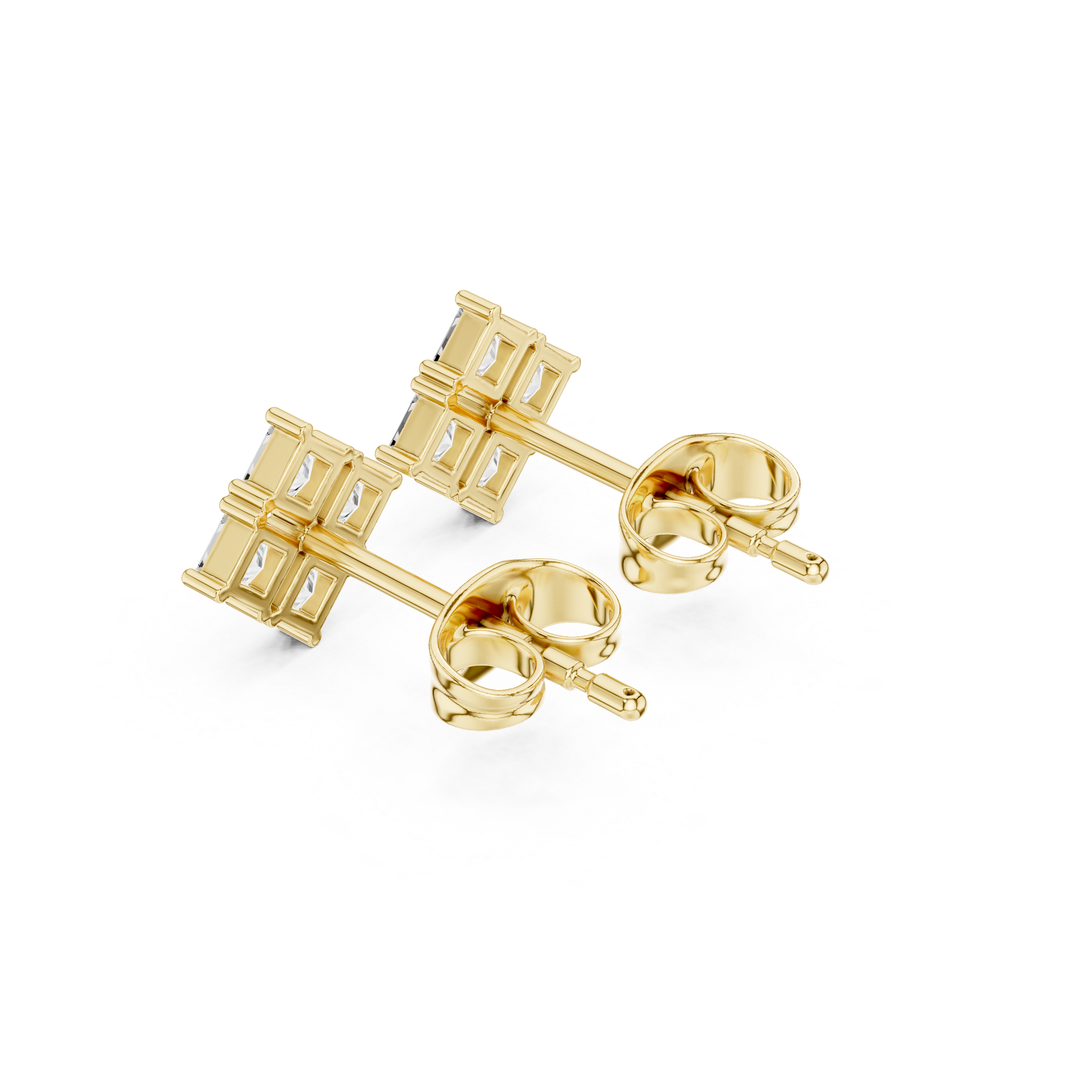 Gleaming Princess 0.3ct Lab Grown Diamond Earring