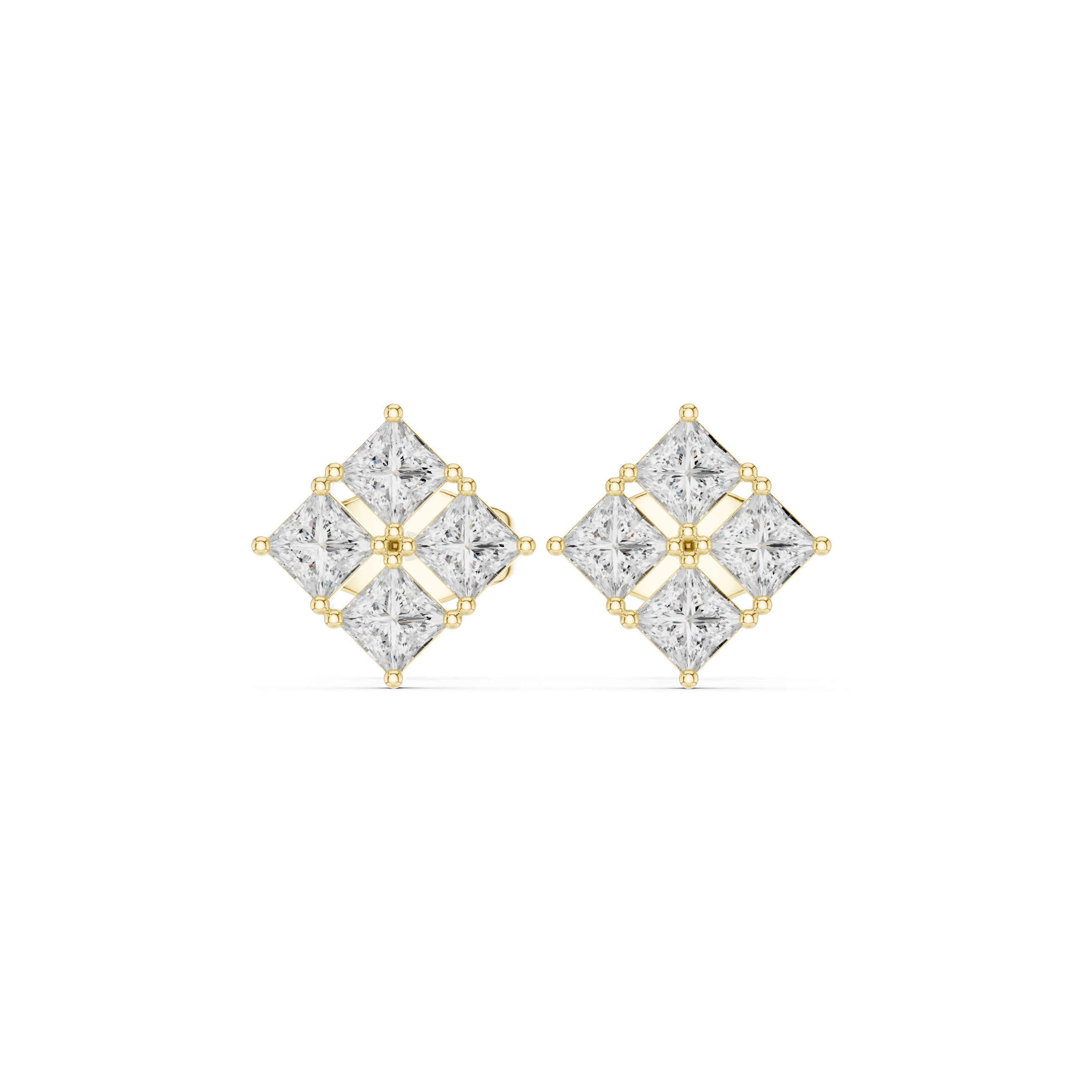 Gleaming Princess 0.3ct Lab Grown Diamond Earring