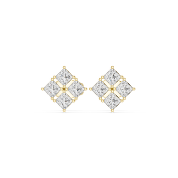 Gleaming Princess 0.3ct Lab Grown Diamond Earring