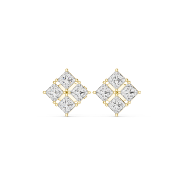 Gleaming Princess 0.3ct Lab Grown Diamond Earring