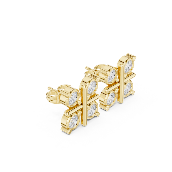 Graceful 1.32ct Lab Grown Diamond Earring