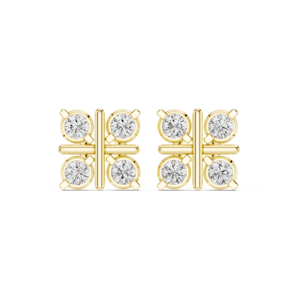 Graceful 1.32ct Lab Grown Diamond Earring